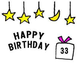 nanaco[30-50yBirthdaymessage] sticker #14117812