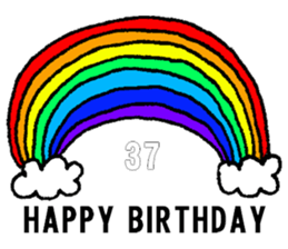 nanaco[30-50yBirthdaymessage] sticker #14117816