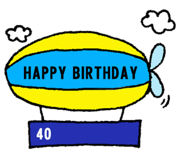 nanaco[30-50yBirthdaymessage] sticker #14117819