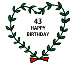 nanaco[30-50yBirthdaymessage] sticker #14117822