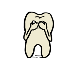 Mari's teeth 4 sticker #14118737