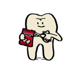 Mari's teeth 4 sticker #14118739