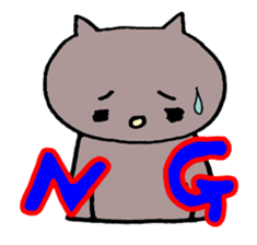 Cat sticker.everyday use. sticker #14119213