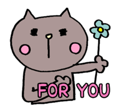 Cat sticker.everyday use. sticker #14119225