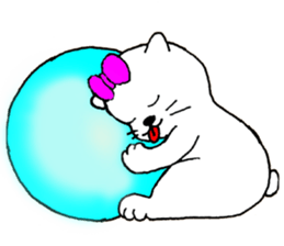 Ribbon and Boy sticker #14119884