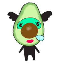 Koala such as the avocado 2 sticker #14120740
