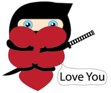 Ninja boy(En) sticker #14120946