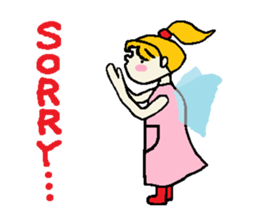 Pretty angel, HINAMIE. sticker #14121345