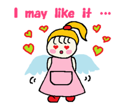 Pretty angel, HINAMIE. sticker #14121367