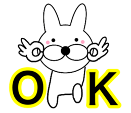 Useable rabbit 3 sticker #14121617