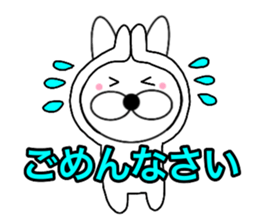 Useable rabbit 3 sticker #14121645