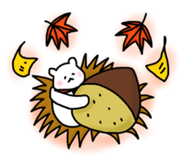 Shirokuma-kun and.2 sticker #14121804