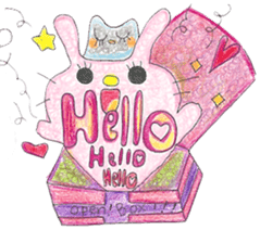 "Rabbit Hana" byHAPPY!!!-HAPPY!!!11th sticker #14121806