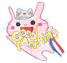 "Rabbit Hana" byHAPPY!!!-HAPPY!!!11th sticker #14121809