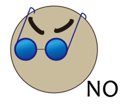 Cute glasses family sticker #14122049