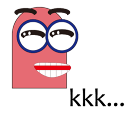 Cute glasses family sticker #14122057