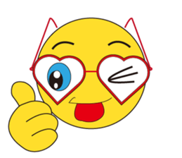 Cute glasses family sticker #14122068