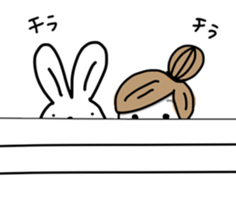Rabbit and me part.3 sticker #14122583