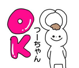 Name sticker Tsu-chan can be used sticker #14122992