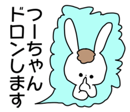 Name sticker Tsu-chan can be used sticker #14123000