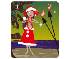 Merry Christmas Aloha sticker #14123123