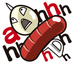 Dish sticker of a box lunch sticker #14123431