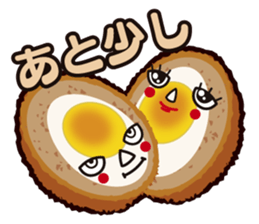 Dish sticker of a box lunch sticker #14123445