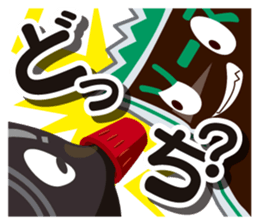 Dish sticker of a box lunch sticker #14123450