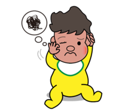 a cute baby Ray sticker #14123495