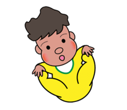 a cute baby Ray sticker #14123497