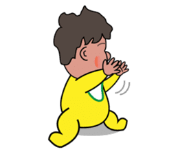 a cute baby Ray sticker #14123498