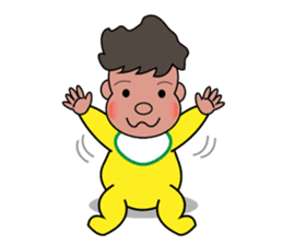 a cute baby Ray sticker #14123500