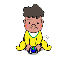 a cute baby Ray sticker #14123501