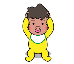 a cute baby Ray sticker #14123509