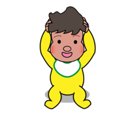 a cute baby Ray sticker #14123509