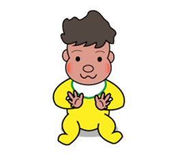 a cute baby Ray sticker #14123514