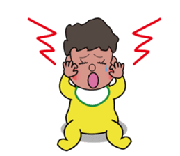 a cute baby Ray sticker #14123517