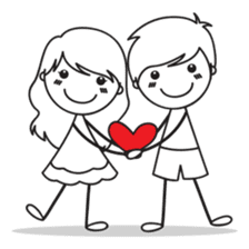 Sweet Love Couple sticker #14123902