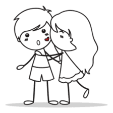 Sweet Love Couple sticker #14123904