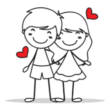Sweet Love Couple sticker #14123907