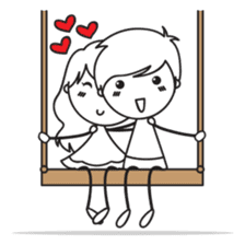 Sweet Love Couple sticker #14123910