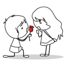 Sweet Love Couple sticker #14123913