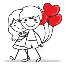 Sweet Love Couple sticker #14123917