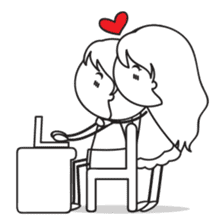 Sweet Love Couple sticker #14123928