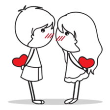 Sweet Love Couple sticker #14123930