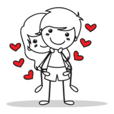 Sweet Love Couple sticker #14123931