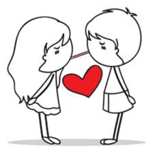 Sweet Love Couple sticker #14123936