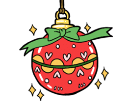 Merry Christmas little red riding hood sticker #14124020