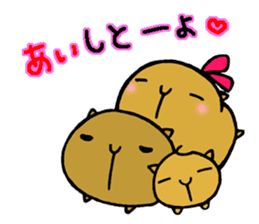 Nagasaki dialect of the capybara -part6- sticker #14124631