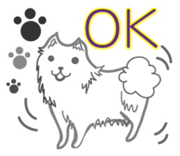 Hi,cute dog. sticker #14124759